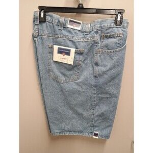 Saddlebred Shorts Mens 42 Denim Cotton Jeans Med Blue 5 Pocket 9.5 in Inseam NWT